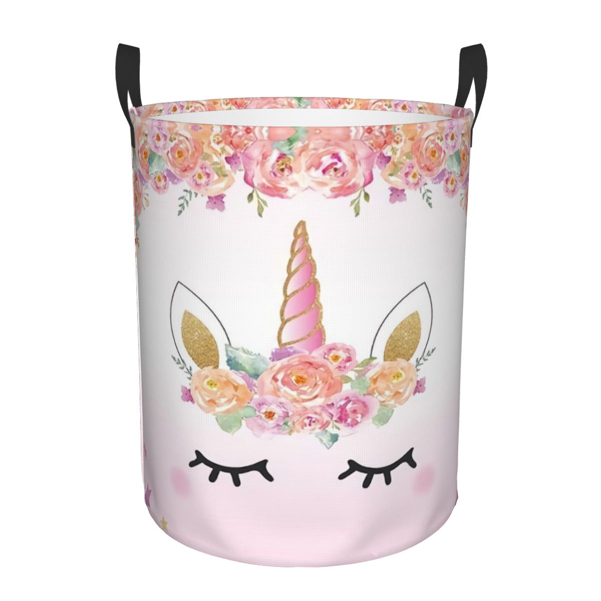 Baby Products Hamper - Custom Cute Unicorn Cartoon Pattern Laundry