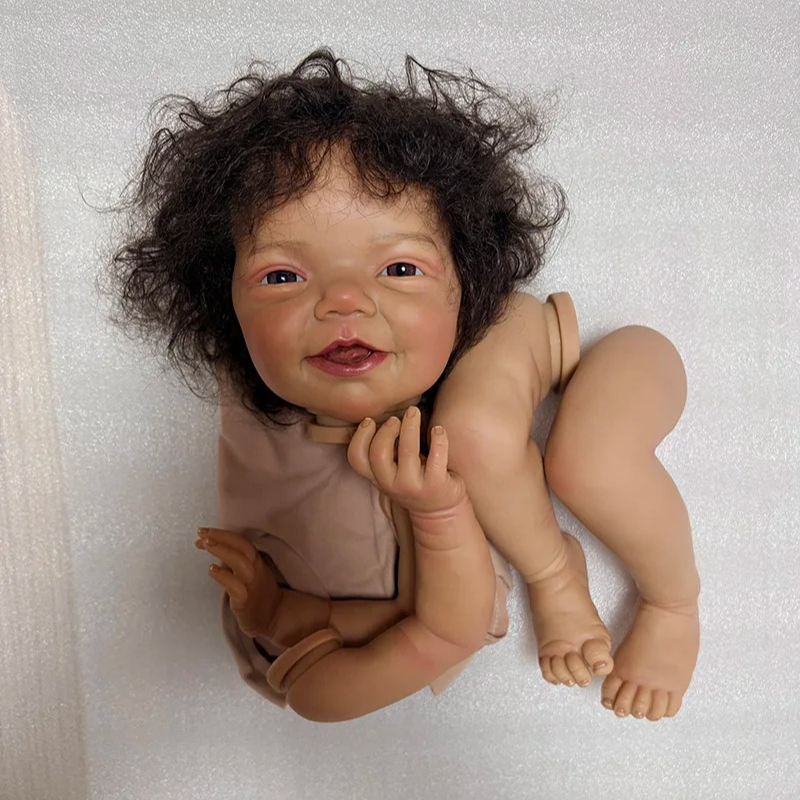 Baby Products For Curly Hair - NPK 18'' Dark Skin Hand Rooted
