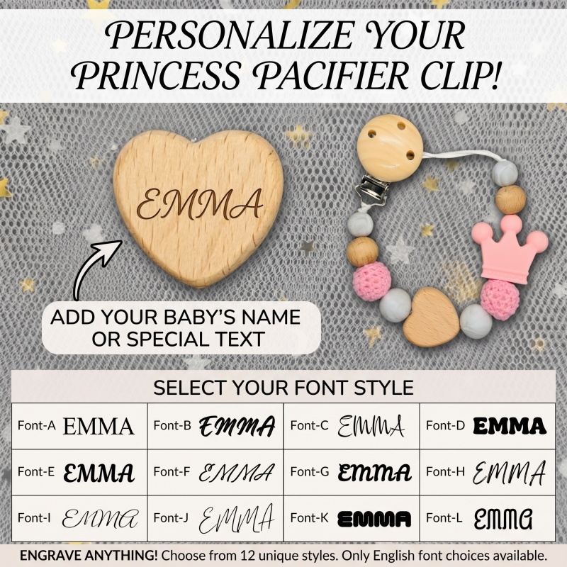 Personalized Baby Pacifier Cli - Baby Products Moisturizer ulasan dan harga