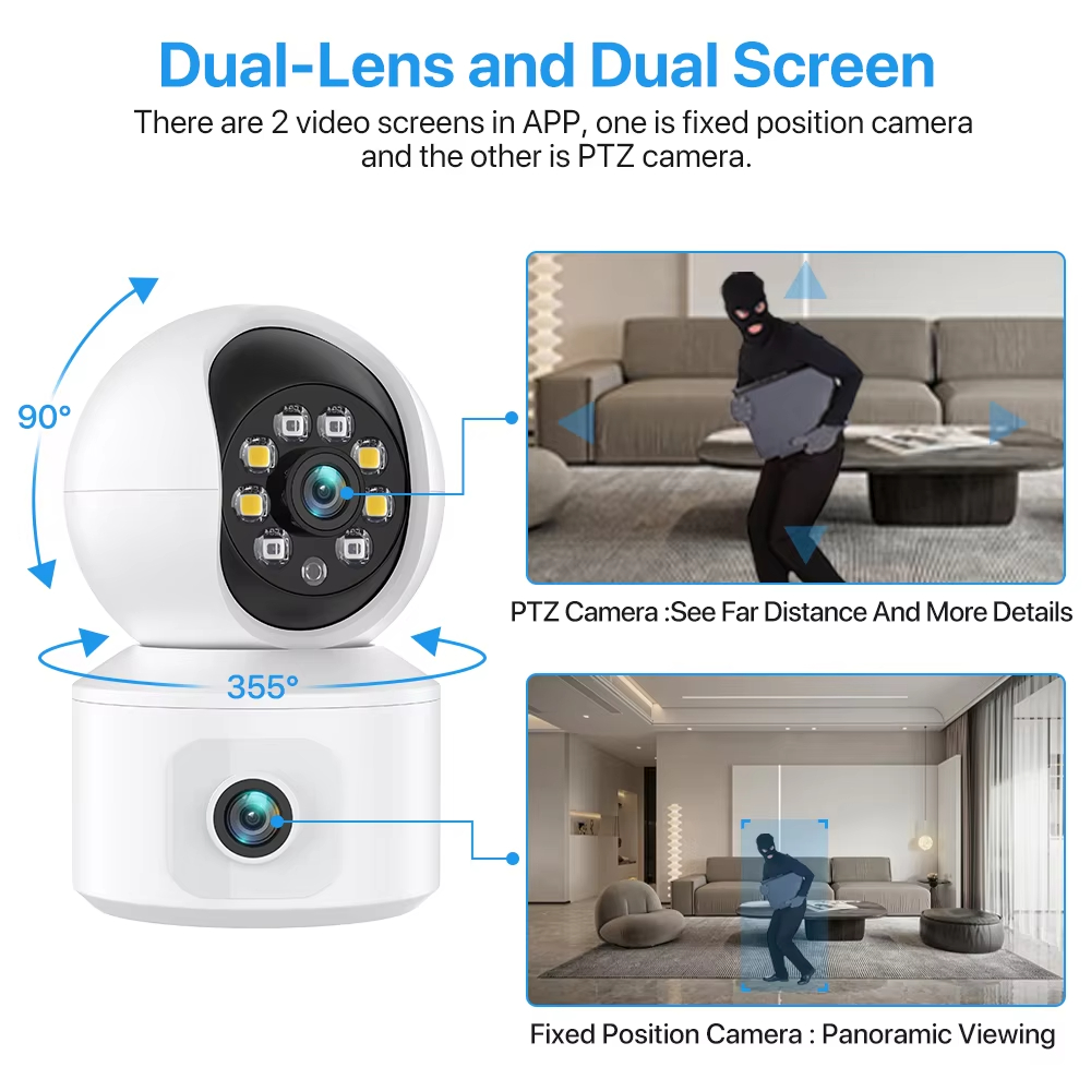 6MP ICSEE WiFi IP Camera Dual  - Baby Products Video ulasan dan harga
