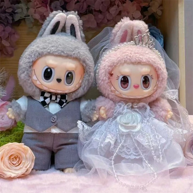 15 17cm For Labubu Doll Weddin - Baby Products Set ulasan dan harga