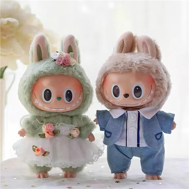 15 17cm For Labubu Doll Weddin - Baby Products Set ulasan dan harga