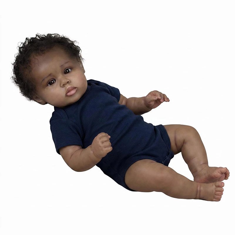 48cm Soft Silicone Vinyl Reube - Baby Products For Curly Hair ulasan dan harga