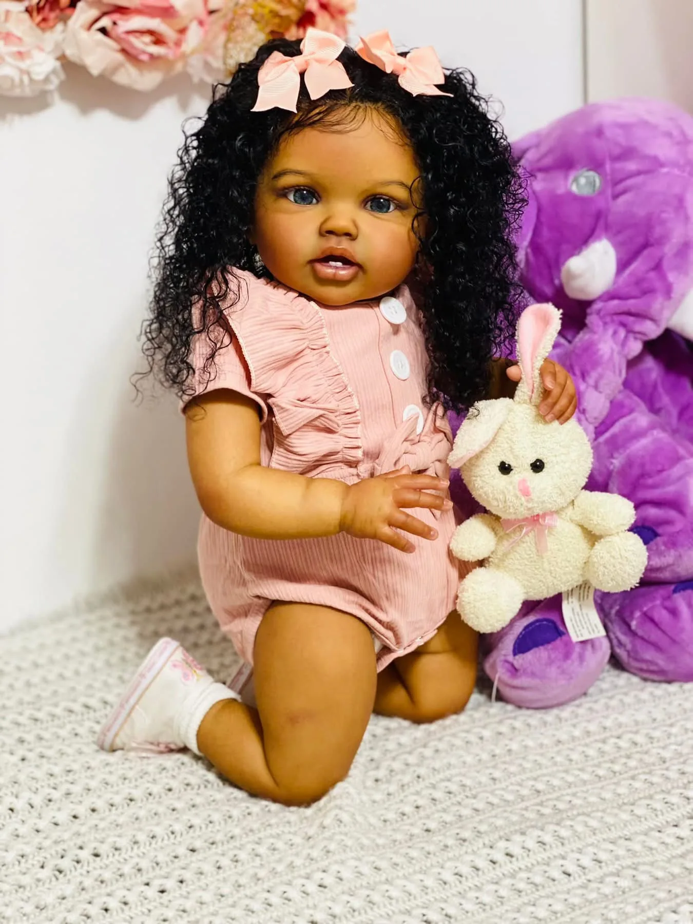 24Inch Reborn Baby Toddler Lot - Baby Products For Curly Hair ulasan dan harga