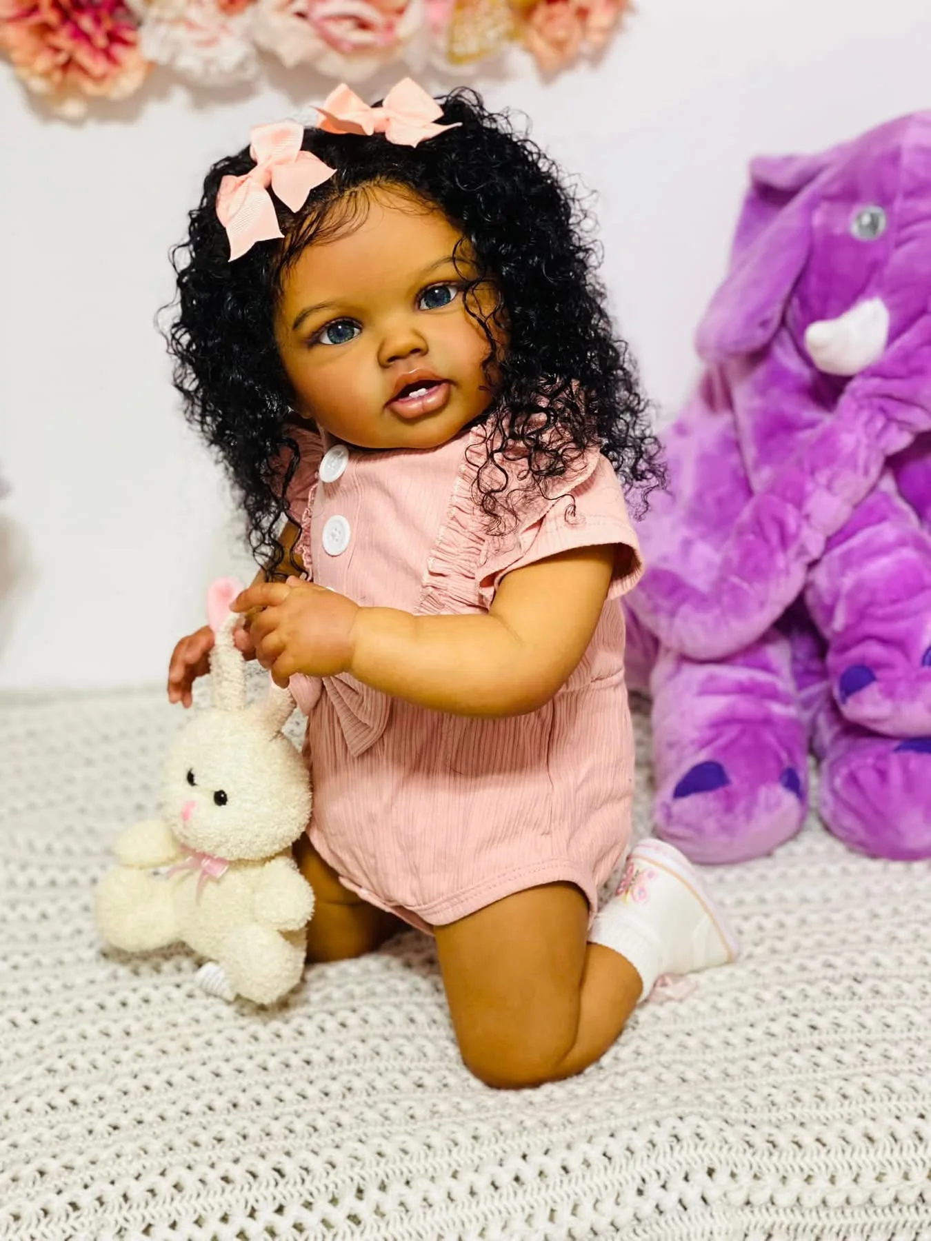24Inch Reborn Baby Toddler Lot - Baby Products For Curly Hair ulasan dan harga