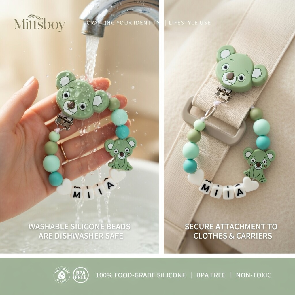 Silicone Baby Pacifier Clip Te - Baby Products Moisturizer ulasan dan harga