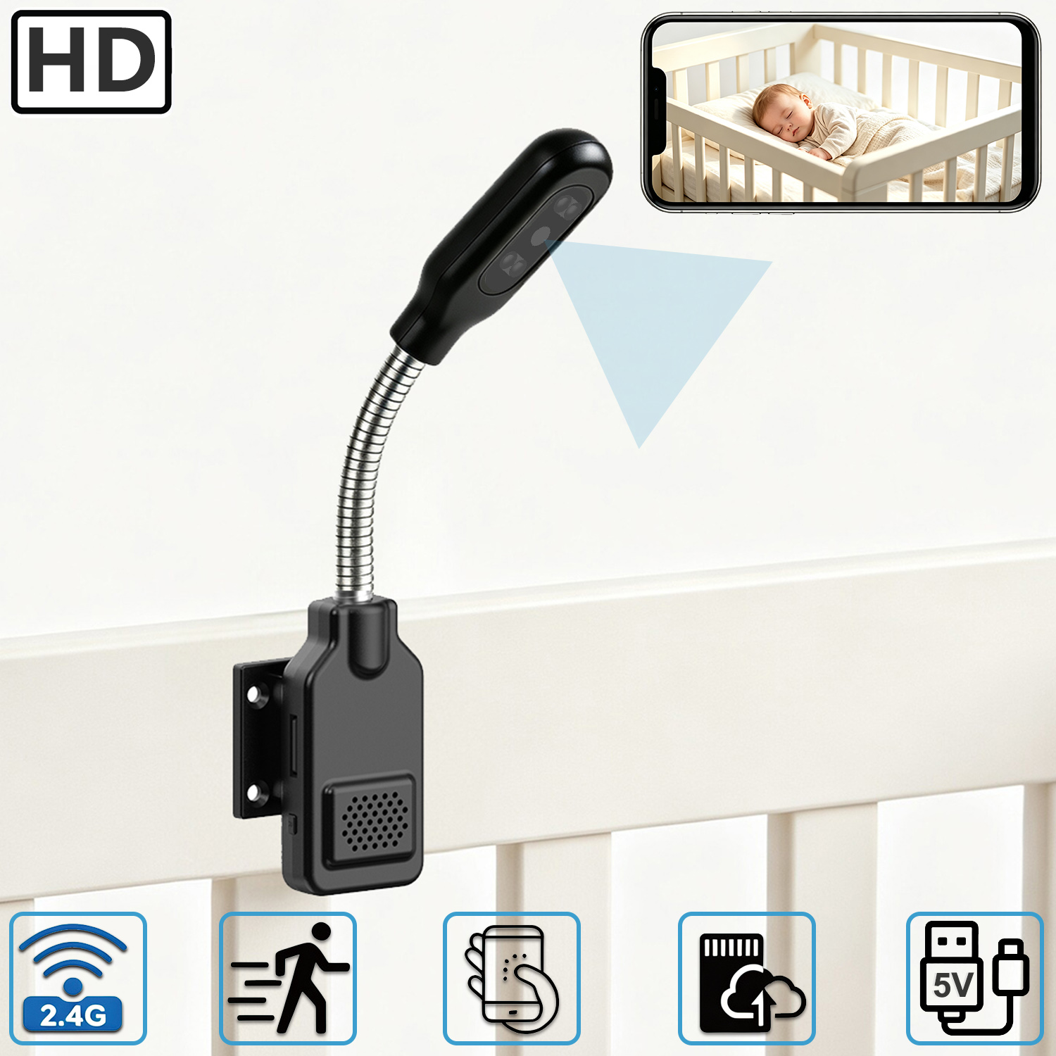 Flexible Gooseneck Baby Pet Mo - Baby Products Video ulasan dan harga