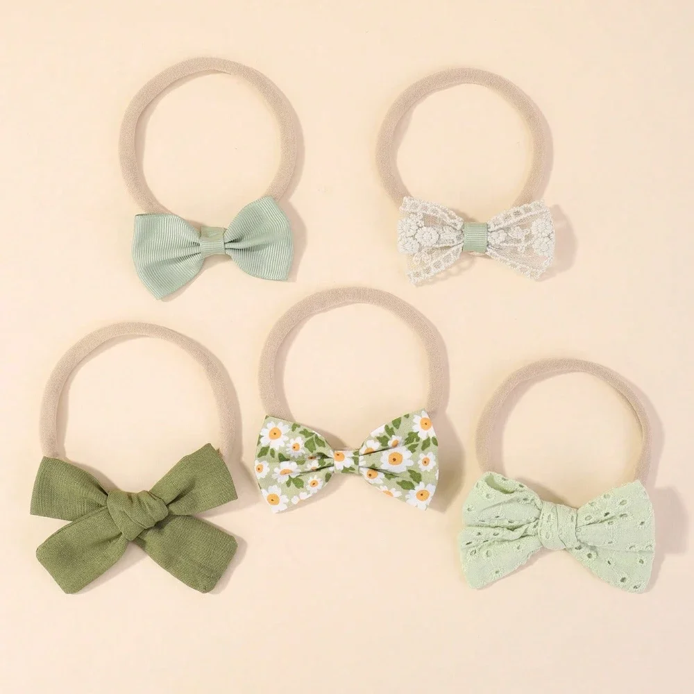 5Pcs/Set Baby Elastic Headband - Baby Products Set ulasan dan harga