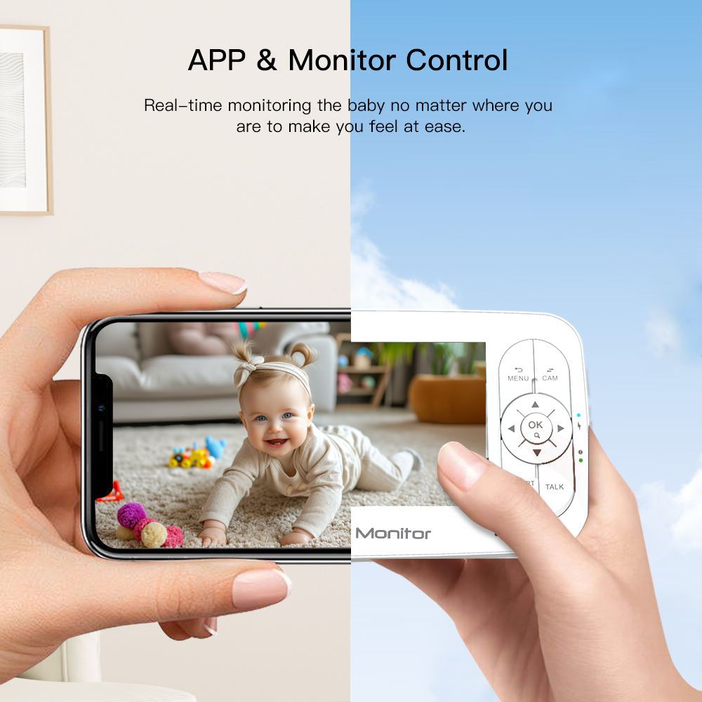 5Inch 2MP 1080P  APP Remote Co - Baby Products Video ulasan dan harga
