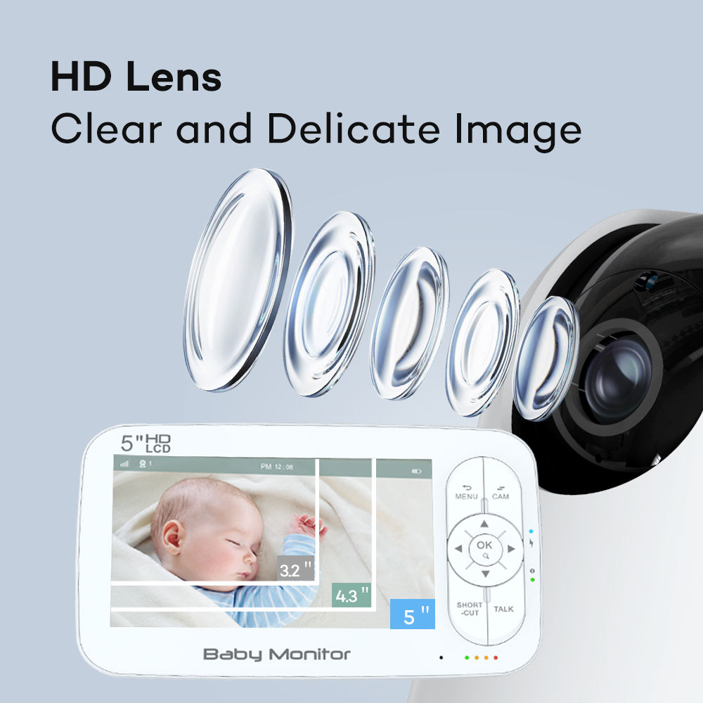 5Inch 2MP 1080P  APP Remote Co - Baby Products Video ulasan dan harga