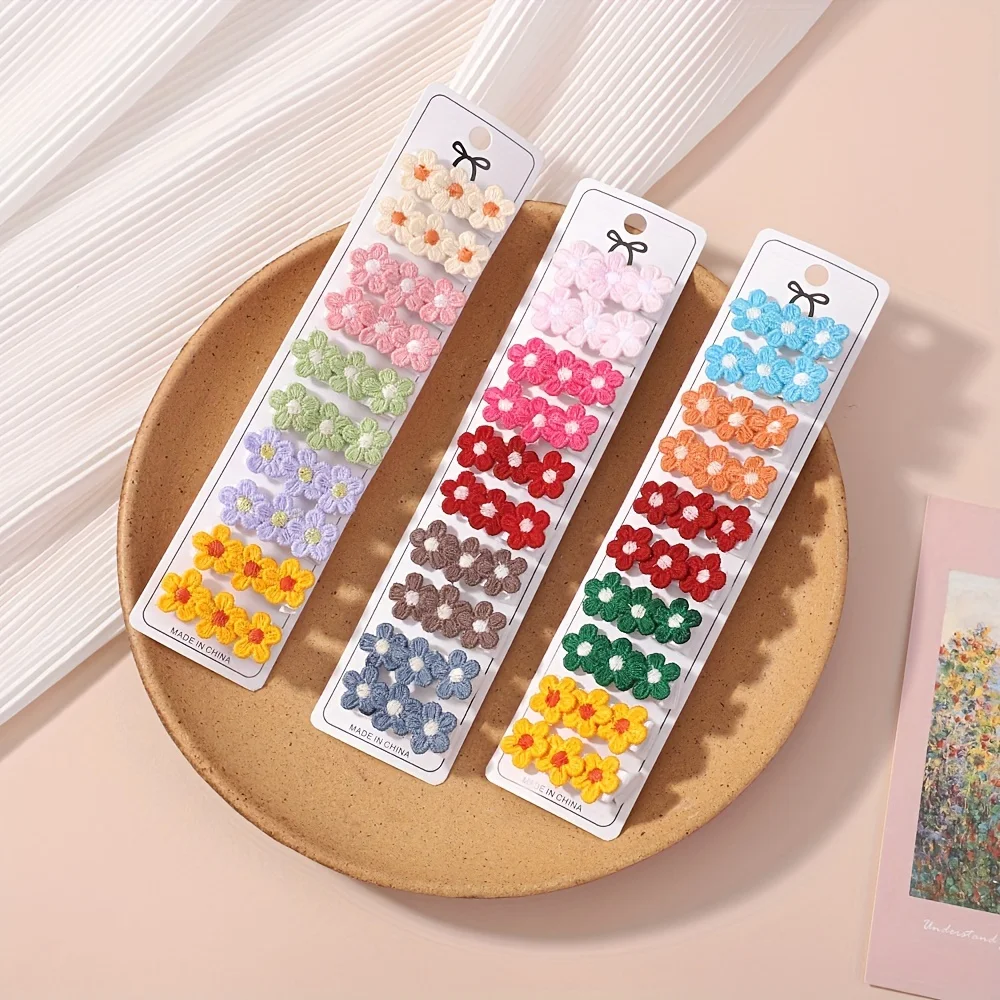 10Pcs/Set Baby Mini Flower Hai - Baby Products Set ulasan dan harga