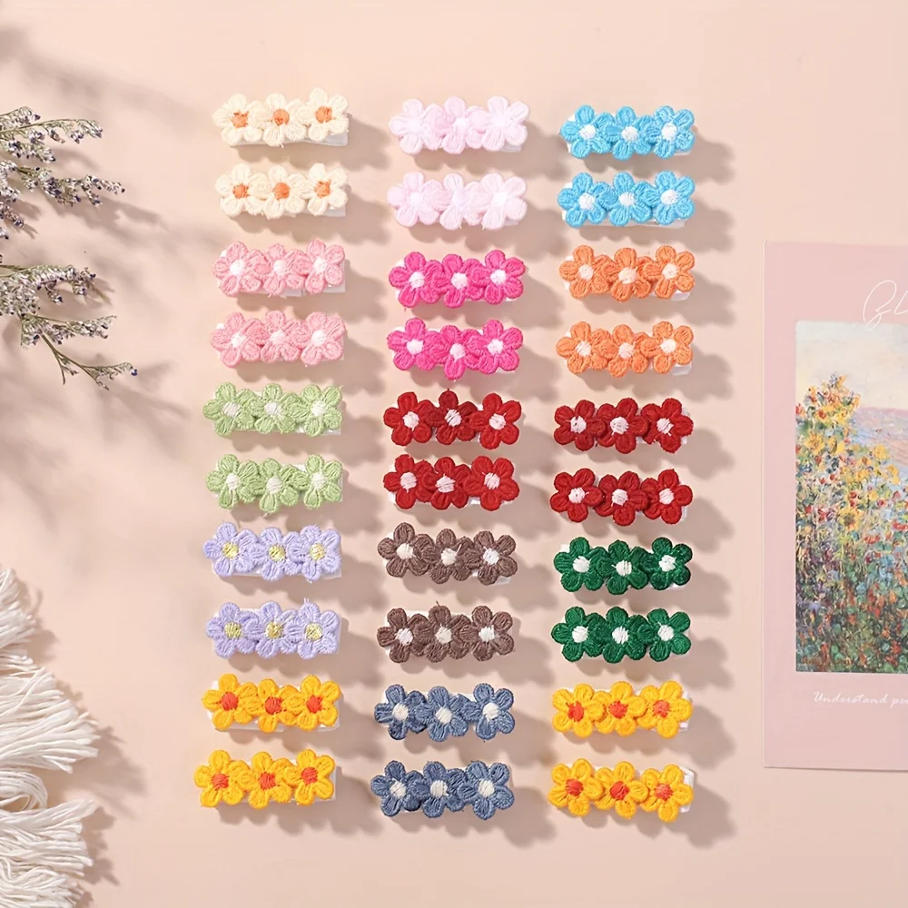 10Pcs/Set Baby Mini Flower Hai - Baby Products Set ulasan dan harga
