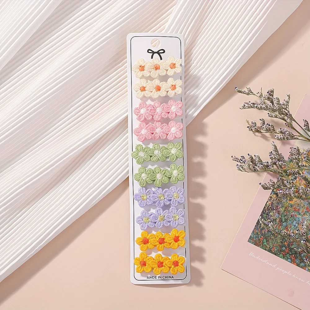10Pcs/Set Baby Mini Flower Hai - Baby Products Set ulasan dan harga