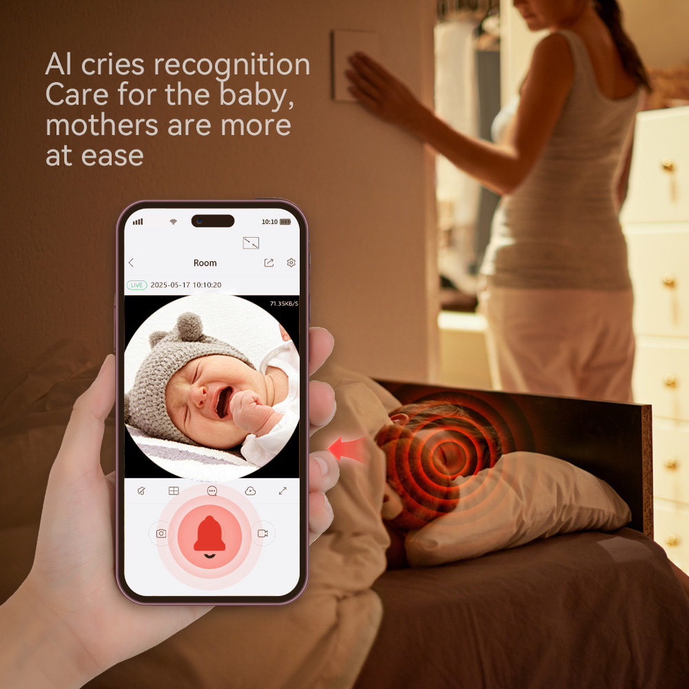 4MP HD 5G WiFi PTZ Camera Auto - Baby Products Video ulasan dan harga