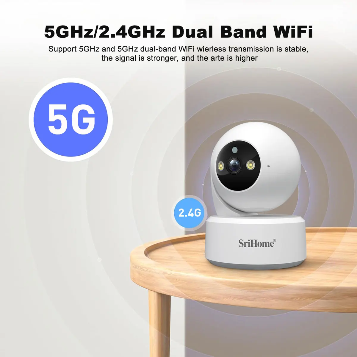 Srihome 5G WiFi Smart IP HD Ca - Baby Products Video ulasan dan harga