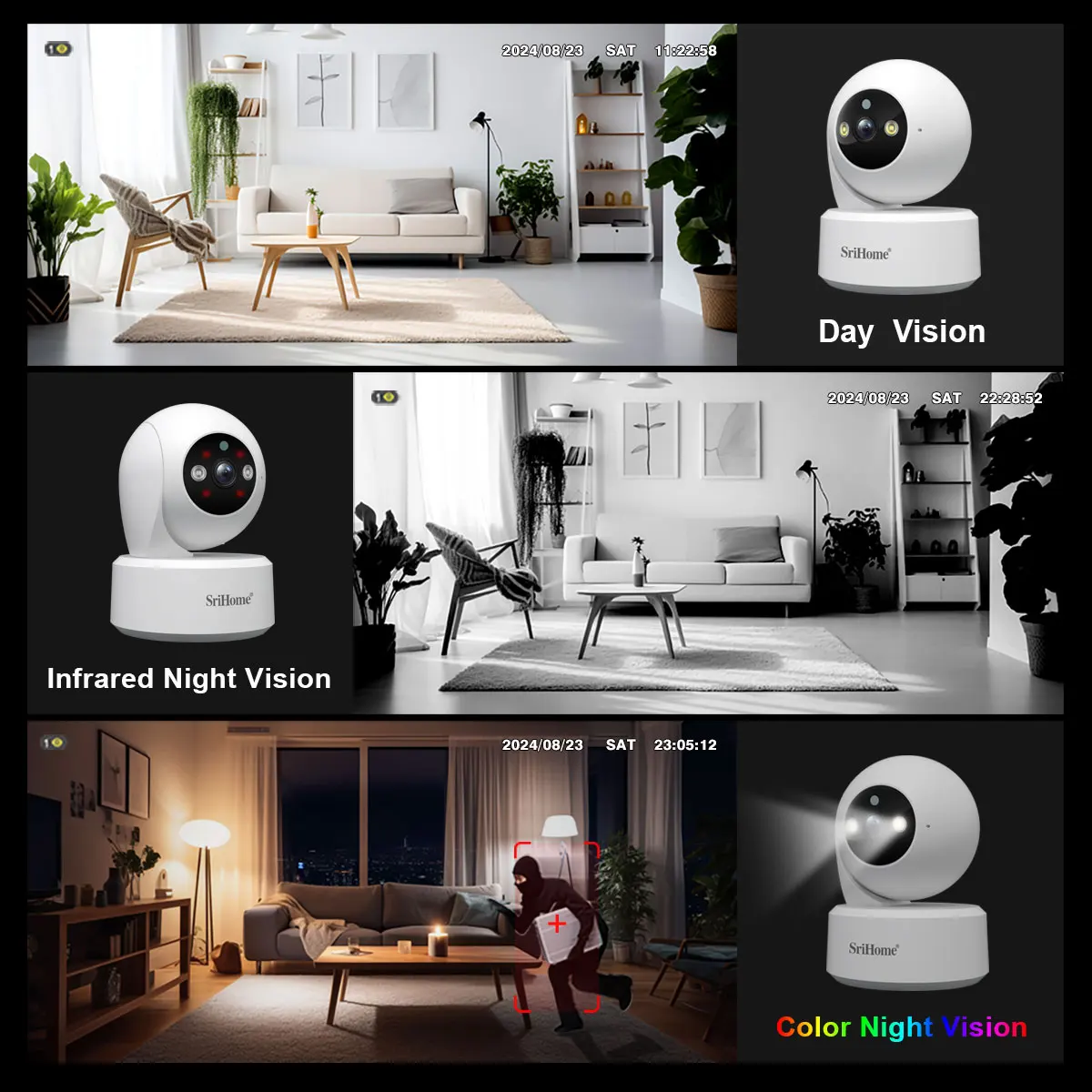 Srihome 5G WiFi Smart IP HD Ca - Baby Products Video ulasan dan harga