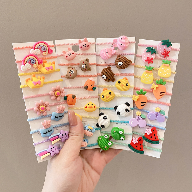 50 Pcs Girls Cartoon Fruit Ani - Baby Products Set ulasan dan harga