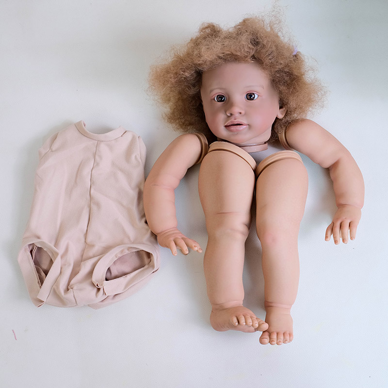 26inch Pippa Dark Skin Reborn  - Baby Products For Curly Hair ulasan dan harga